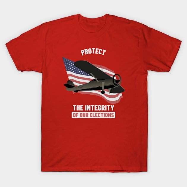 Protect The Election Integrity - United States T-Shirt by Rachel Garcia Designs